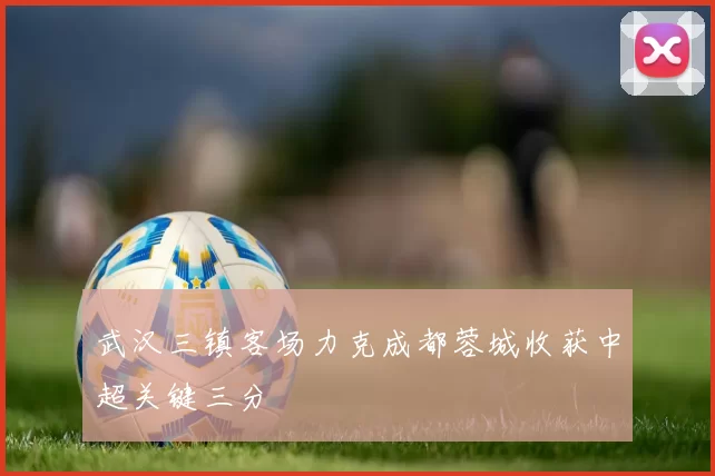武汉三镇客场力克成都蓉城收获中超关键三分
